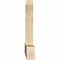 Ekena Millwork Portland Rough Sawn Timber Gable Bracket, Douglas Fir, 72"W x 30"H x 4"D x 6"F, 10/12 Pitch GBW072X30X0406POR00RDF - alternate 2